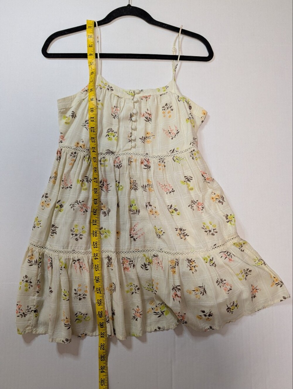 Urban Outfitters Boho Floral Mini Dress In Small Petite S-P - Picture 5 of 5